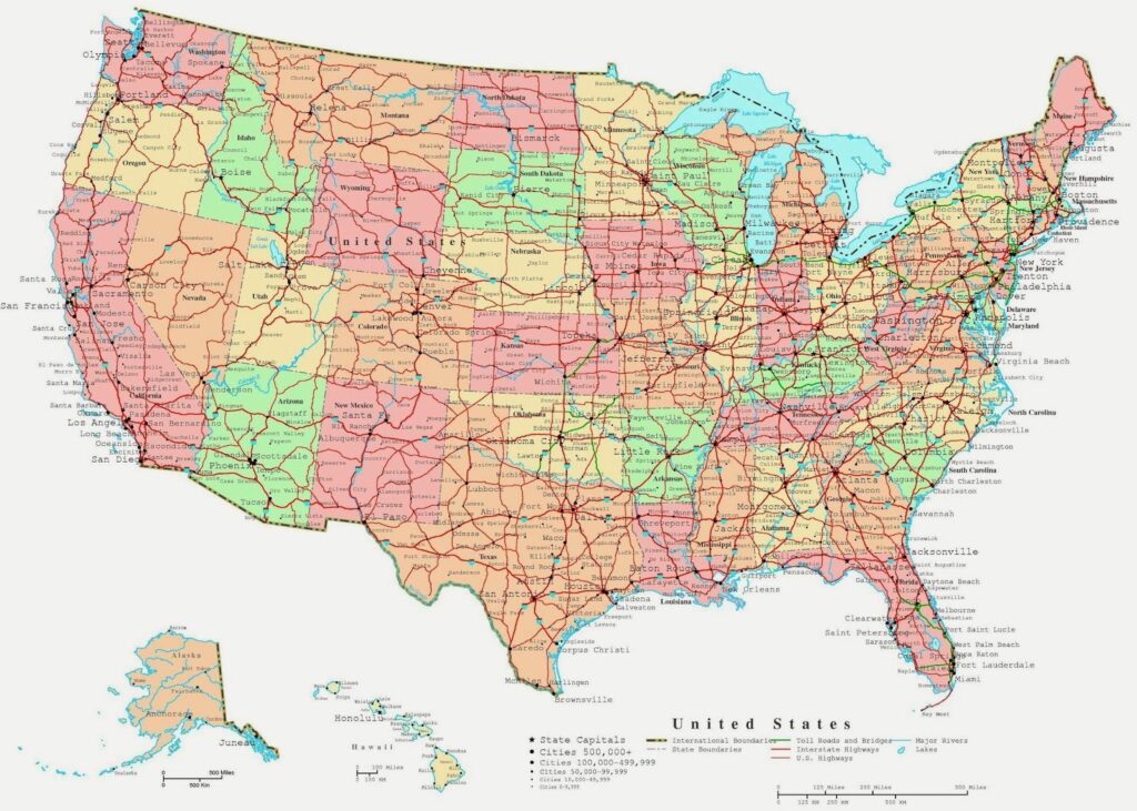 United States Road Maps